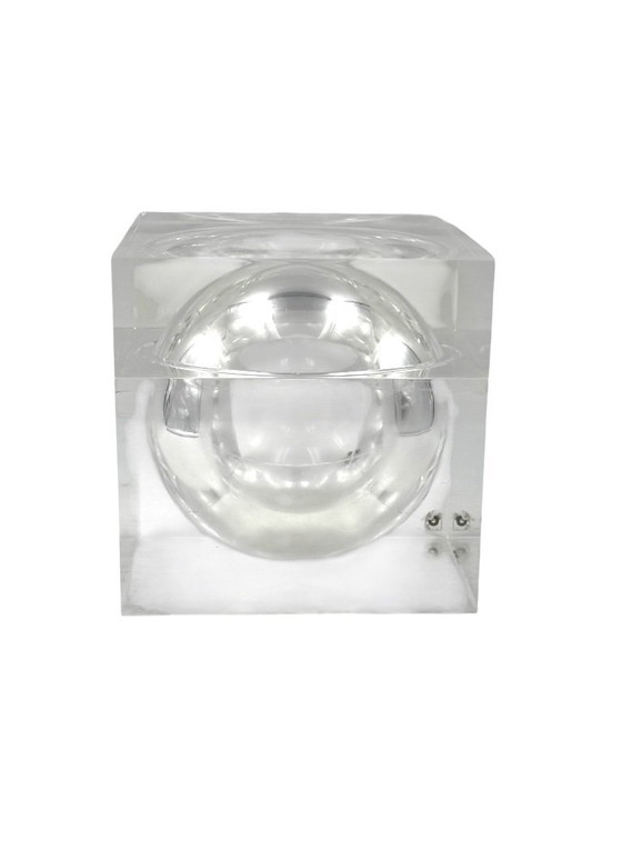 Image 1 of Grand seau à glace en Lucite, modèle Bombo, Studio TG, Guzzini, Italie, années 1970.