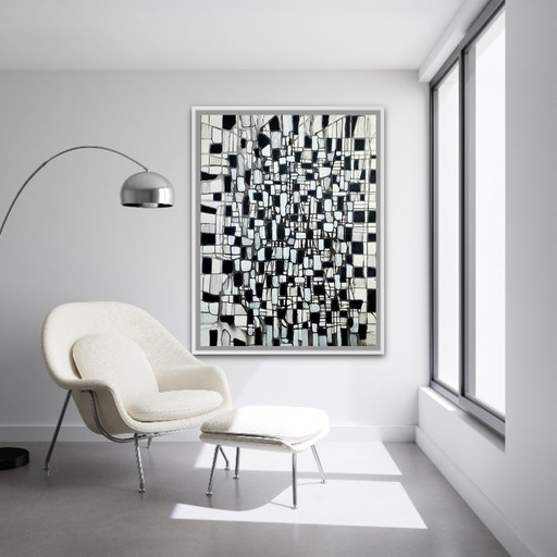 Composition abstraite XXL de Natia Antadze