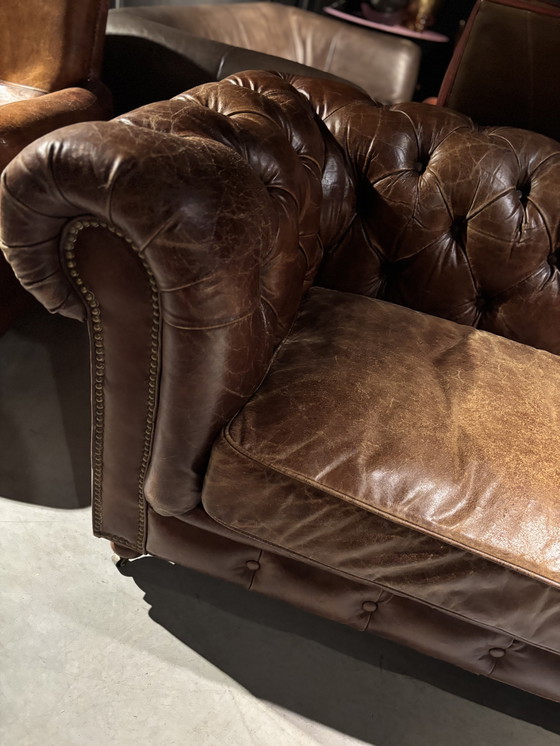 Image 1 of Chesterfield XL Flamant Sofa 2.35 wide 