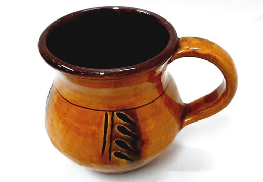 Pichet vintage en céramique émaillée