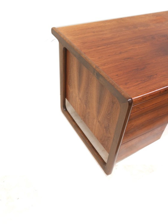 Image 1 of Large vintage rosewood desk / executive desk from the 1960s