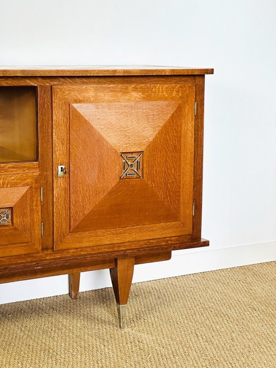 Image 1 of Art Deco eiken dressoir, Frankrijk, jaren 1950