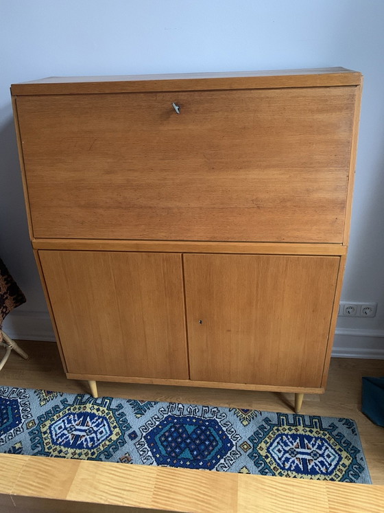 Image 1 of 60er-Jahre Sekretär aus Holz – Mid-Century Design