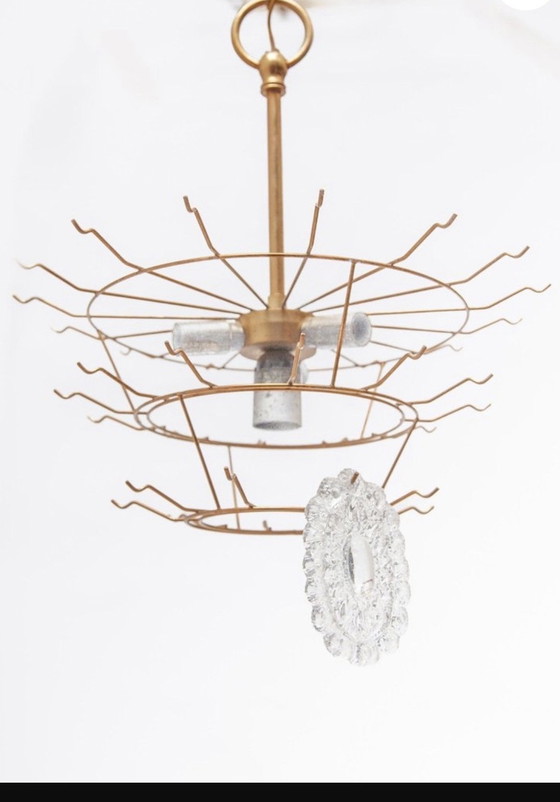 Image 1 of Val saint Lambert retro kroonluchter 