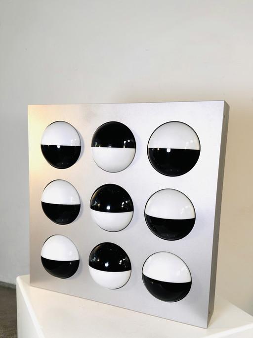 FIFTY FIFTY LAMP BY PAUL TALMAN FOR INTERAKTIVES LICHT, SWITZERLAND