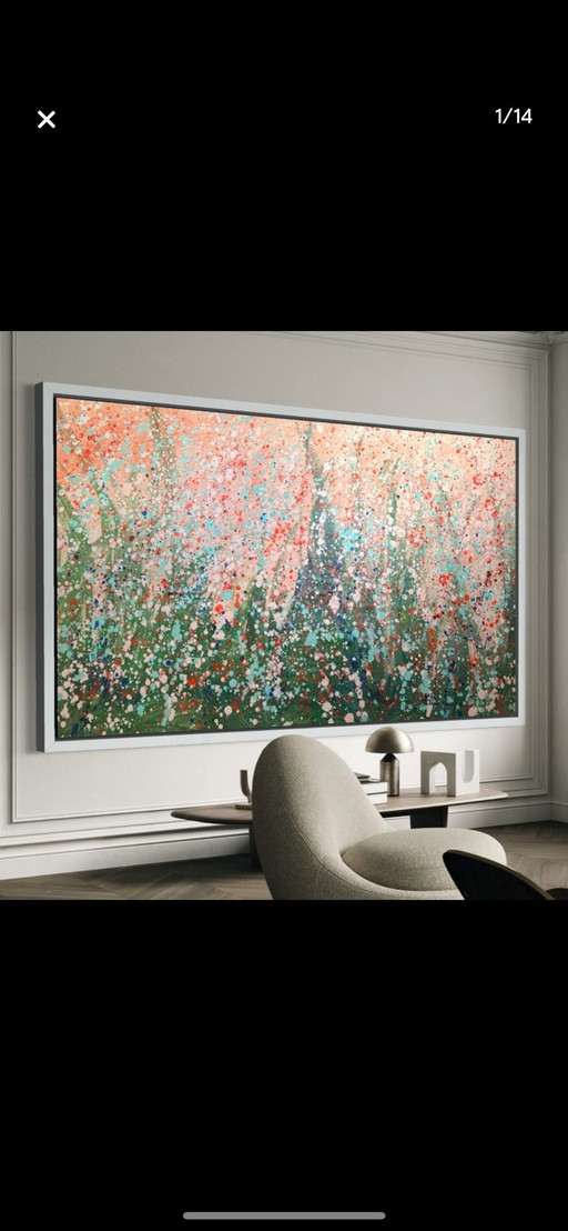 Toile acrylique colorée France