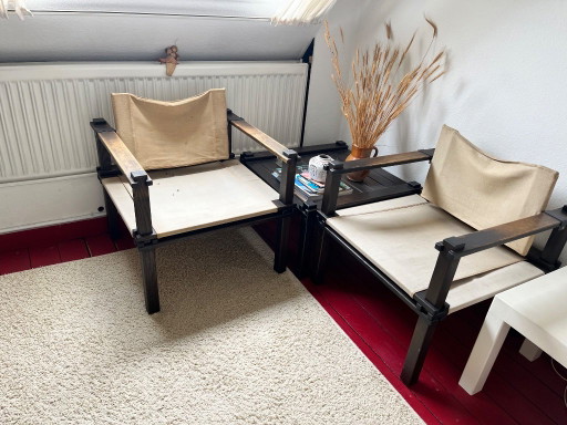 Originele Gerd Lange Bofinger Farmer Set – klapstoelen, Wood
