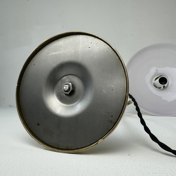 Image 1 of Antieke vintage bureaulamp omhoog en omlaag