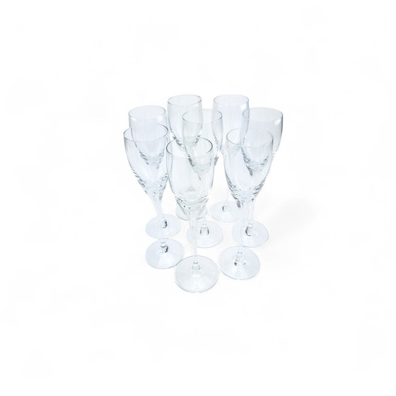 Image 1 of 8 x Bicchieri da liquore e sherry in cristallo Christinenhütte