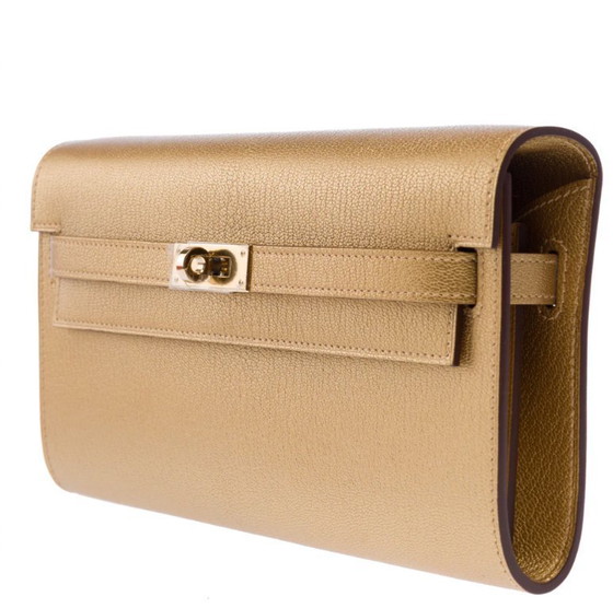 Image 1 of Sac HERMES Kelly zu gehen en Cuir Doré - 103378
