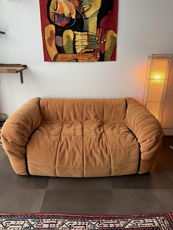 Image 1 of Cini Boeri voor Arflex 1972 Vroege Editie Strips Sofa 