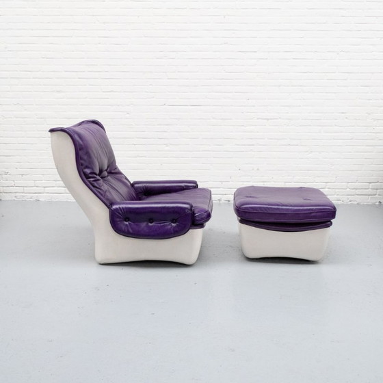 Image 1 of Space Age Airborne Orchid fauteuil jaren 70