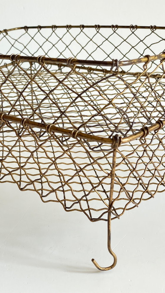 Image 1 of Vintage brass wire letter trays