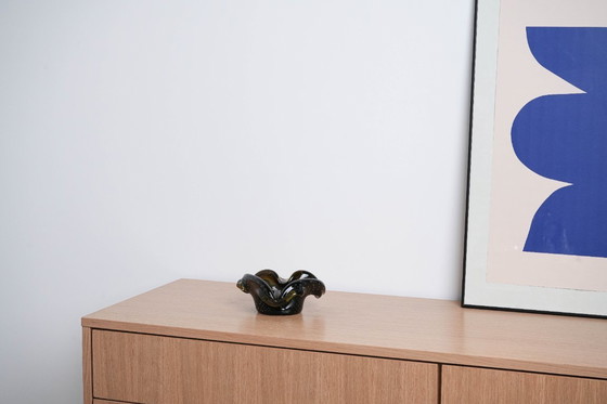 Image 1 of Servierplatte, Muranoglas, italienisches Design, 1960er Jahre, hergestellt in Italien