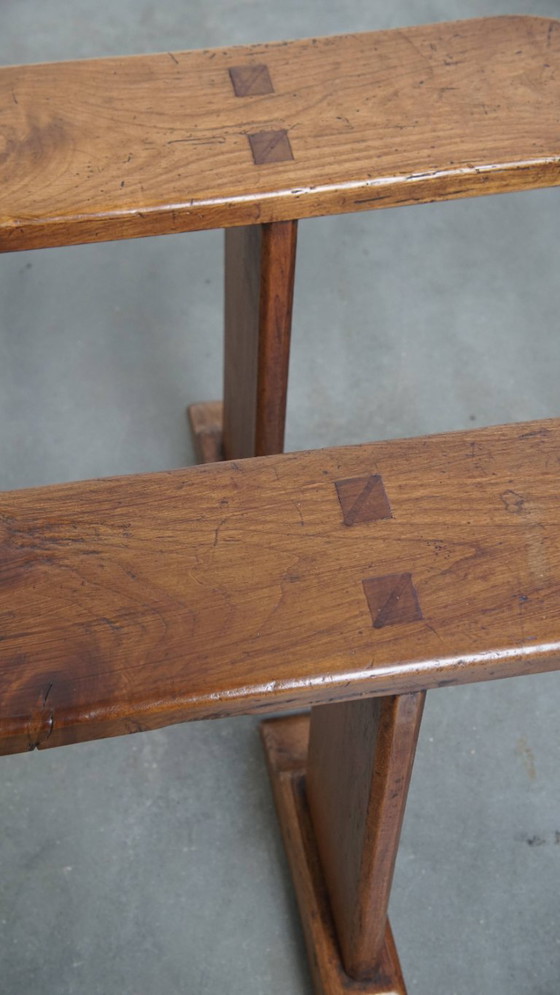 Image 1 of 2 x Panca da sala francese antica/ panca per tavolo da pranzo