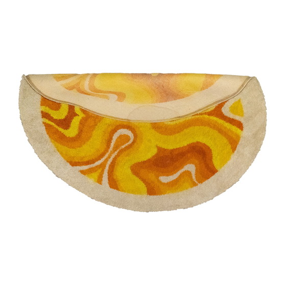 Image 1 of Tapis Desso "Amoeba" rond orange-jaune
