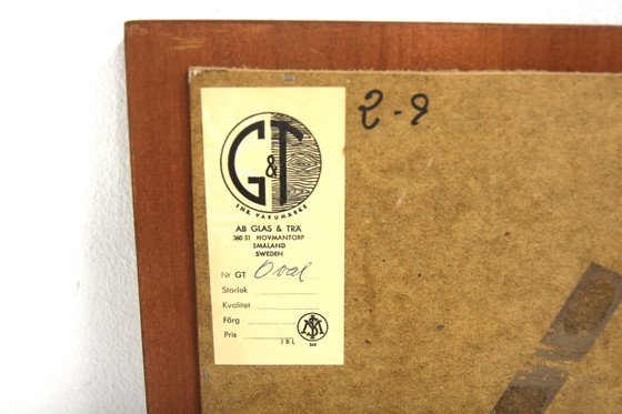 Image 1 of Miroir scandinave en palissandre, Glas & Trä, Suède, 1960, 120x100cm