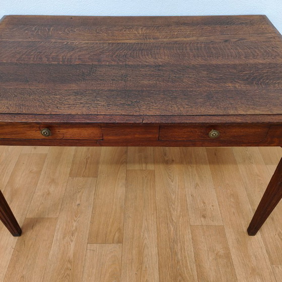 Image 1 of Rustikaler Esstisch im Landhausstil mit 2 Schubladen