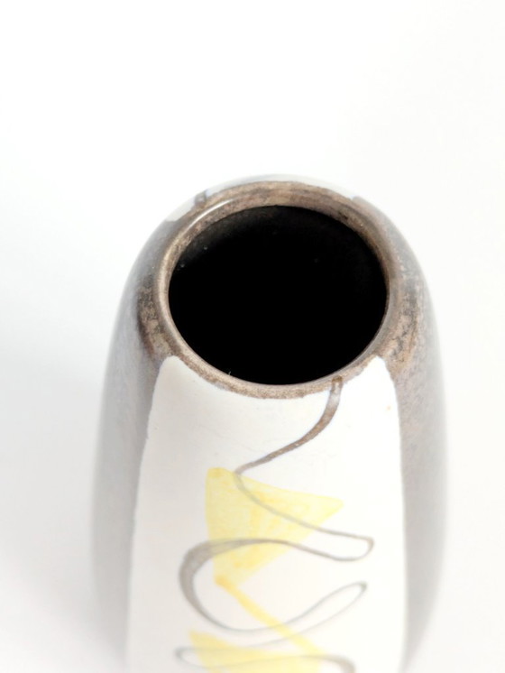 Image 1 of Midcentury West German Pottery Vase by Ursula Fesca for Wächtersbach, TURIN Decor, 1950s