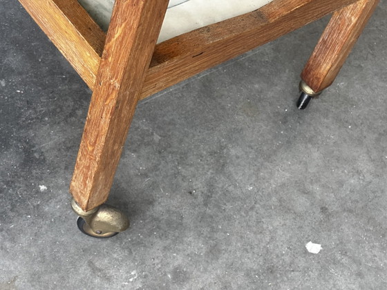 Desserte Vintage En Bois À Deux Plateaux – Années 50 – Meuble bar, Wood, Glass (photo 12 of 13)