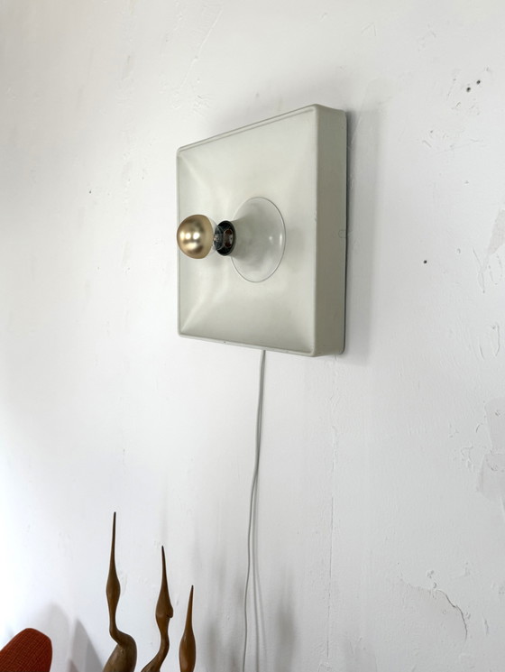 Vintage Space Age Wall Lamp, Sölken Leuchten '70 – Wall lights, Plastic, Metal (photo 5 of 12)