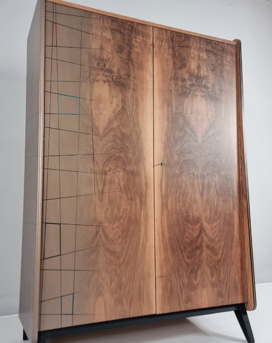 Image 1 of Vintage kledingkast, jaren 70