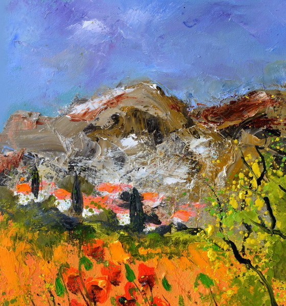 Image 1 of Papaveri rossi in Provenza