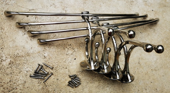 Image 1 of 4 x Wandkleiderbügel