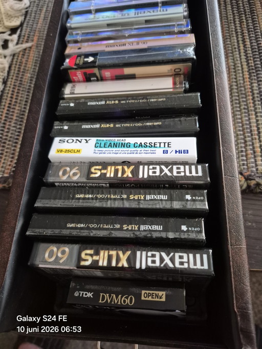 CDs vinyl cassettes