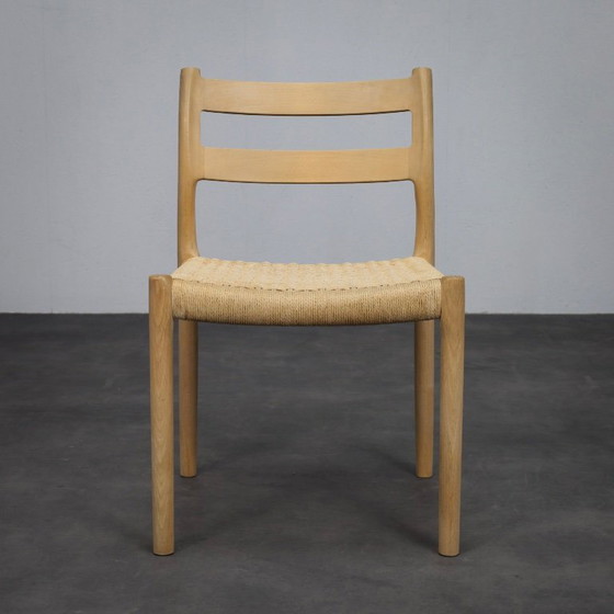 Image 1 of Ensemble de 6 chaises de salle à manger modèle 84 de Niels Otto Møller, années 1970