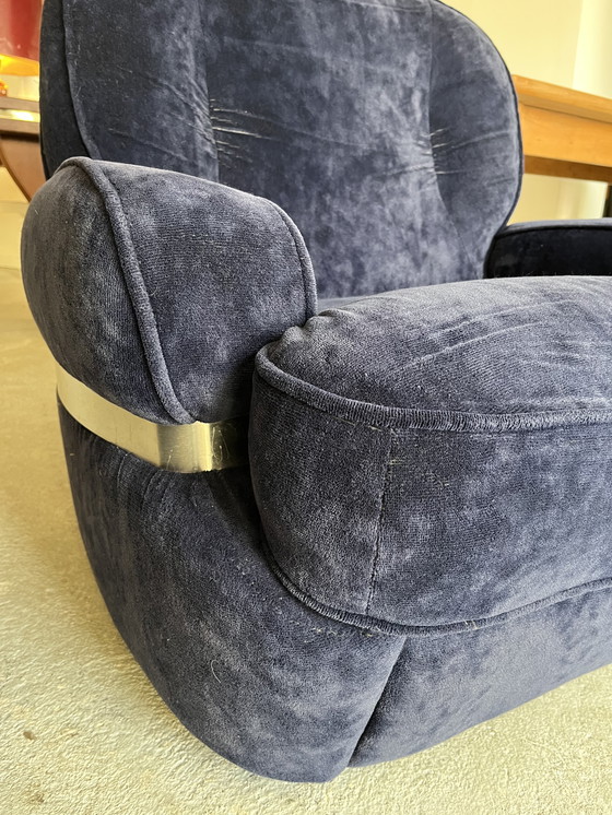 Image 1 of Set di divano e 2 poltrone Space Age anni '70