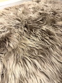Long-haired sheepskin rug