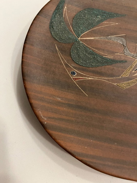 Image 1 of Kom in de vorm van een verfpalet uit de Ancora-fabriek