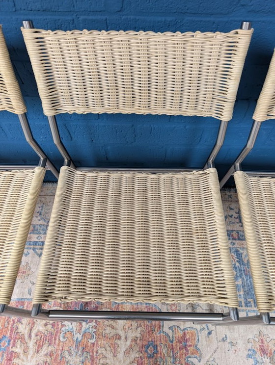 Image 1 of 4x Martin Visser SE05 stoelen, Nederlands design