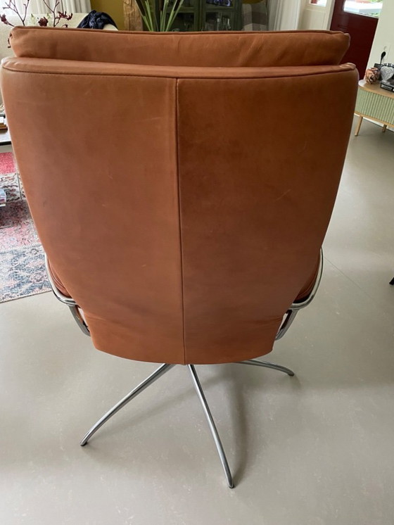 Image 1 of Stressless Tokyo High Back/High Base + Hocker