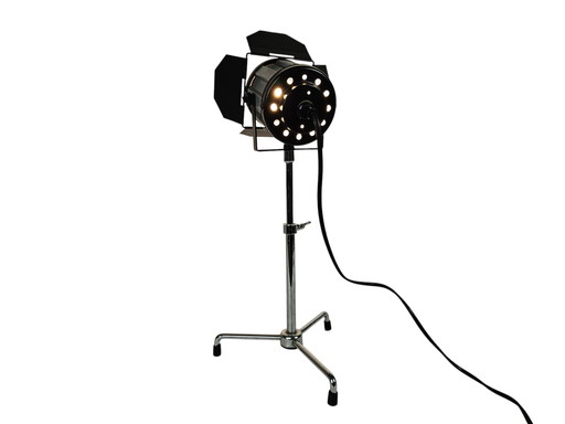 Vintage verlichting - studiolamp - statief reflectorlamp - bioscooplamp - theaterlamp - 1980's