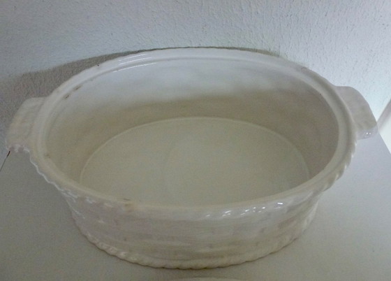 Image 1 of Vintage Keramiek Paté schaal in de vorm van een eend.