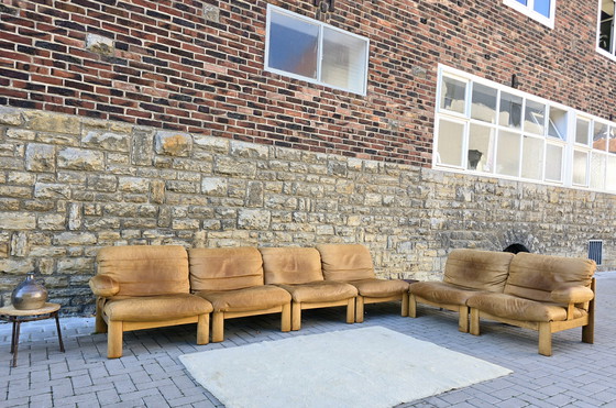 Image 1 of Ensemble de sièges, canapé, fauteuil, style vintage années 60-70, bancs, canapé modulable, style milieu du siècle