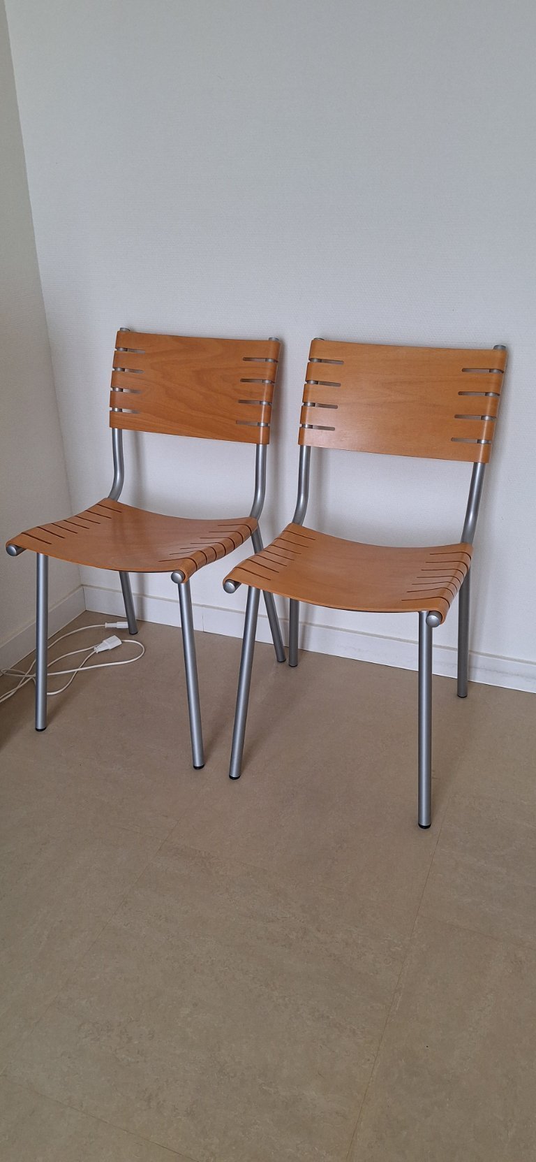 2 vintage IKEA Elmer chairs from the 1990s, rare | Whoppah