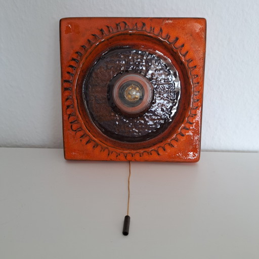 Kaiser Leuchten Wandleuchte Keramik Mit Zugschalter Mid Century Vintage – wandlampen, Ceramic