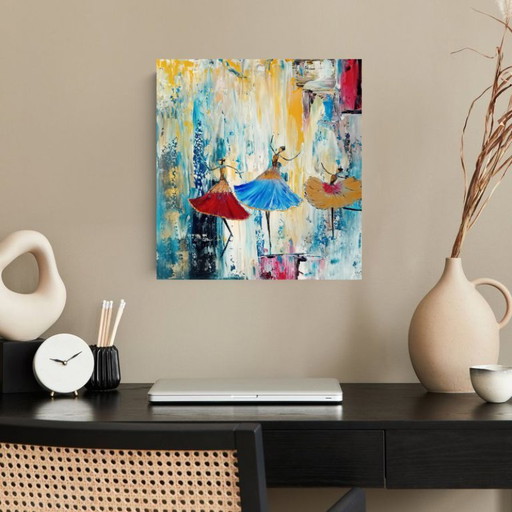 Schilderij ballerina's