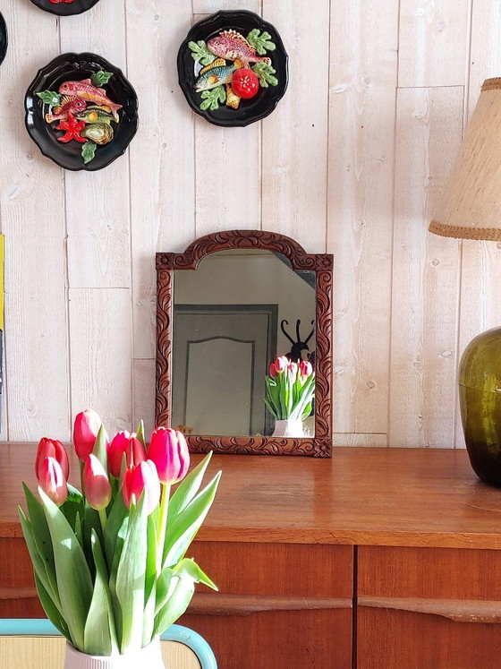 Image 1 of Miroir ancien art déco