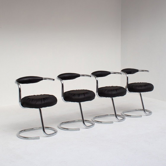 Image 1 of Set of Cobra Chairs by Giotto Stoppino