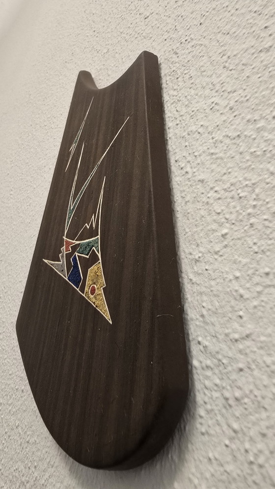 Piatto da parete vintage L'Ancora Kera-Teak in ceramica con pesce (MCM anni '50) – L'Ancora Kera-Teak Ceramic (photo 5 of 6)