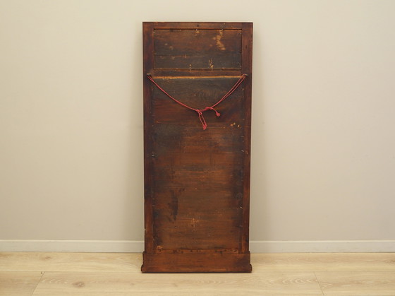 Image 1 of Miroir dans un cadre en bois, design danois, années 1970, production : Danemark