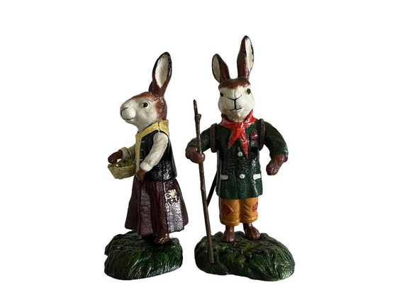 Image 1 of nostalgische Osterhasen aus Gusseisen