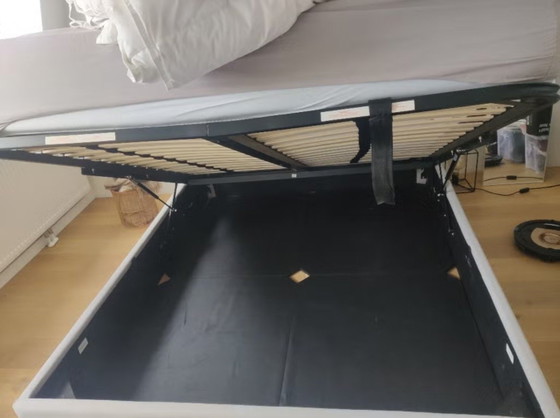 Cama de almacenamiento con forma de cocodrilo, 160x200 cm – Camas de matrimonio, Wood (photo 5 of 5)