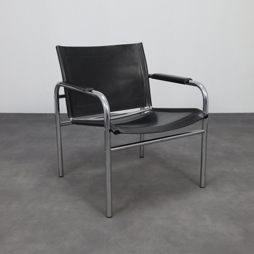 Leather Armchair “Klinte” by Tord Björklund for Ikea