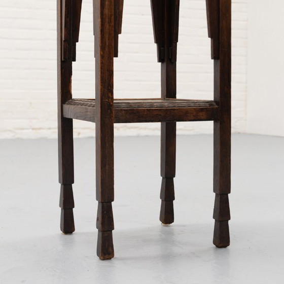 Image 1 of Beistelltisch im Arts & Crafts-Stil, 1910er Jahre