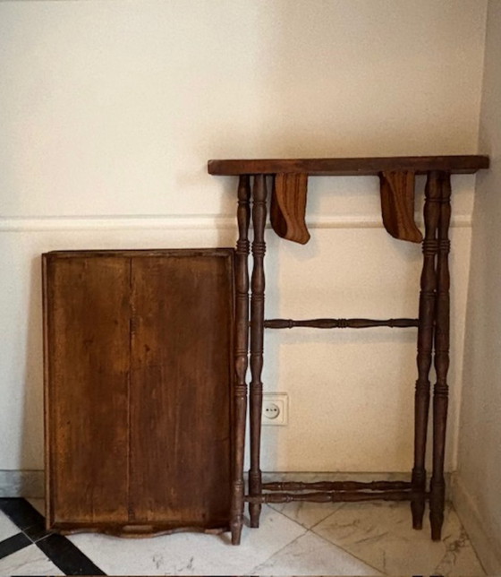 Image 1 of Tray with base, antique